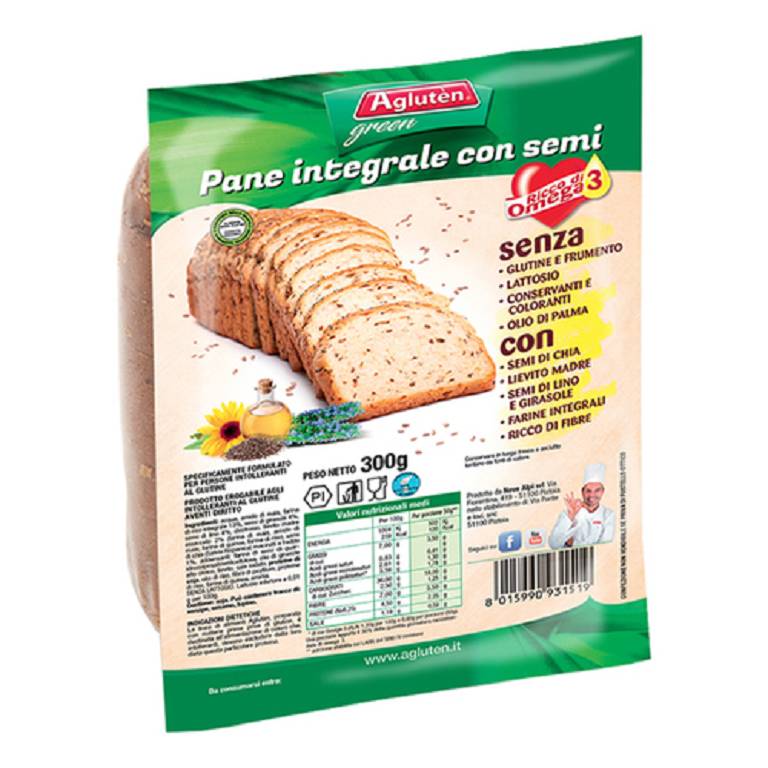 AGLUTEN PANE INTEGRALE C/SEMI