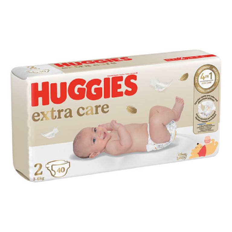HUGGIES EXTRA CARE GR 2 40PZ