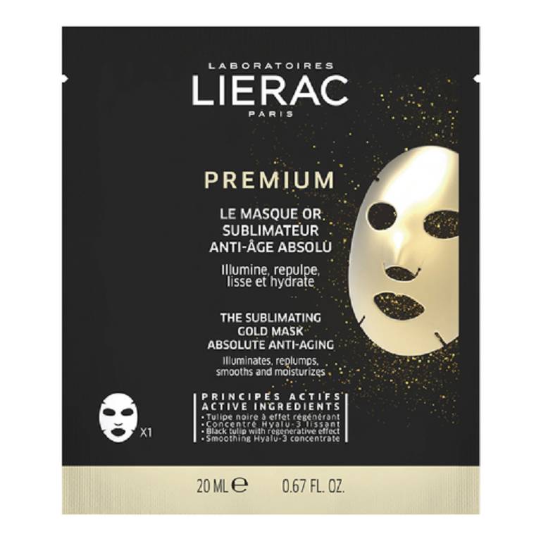 LIERAC PREMIUM MASCHERA ORO