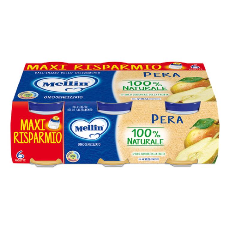 MELLIN OMOG PERA 6X100G