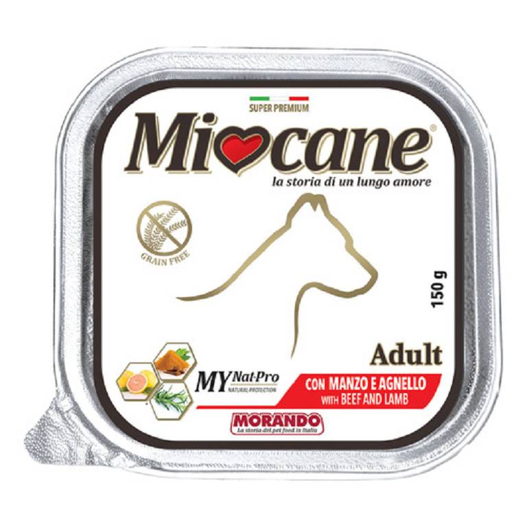MIOCANE ADULT MANZ/AGNEL 150G