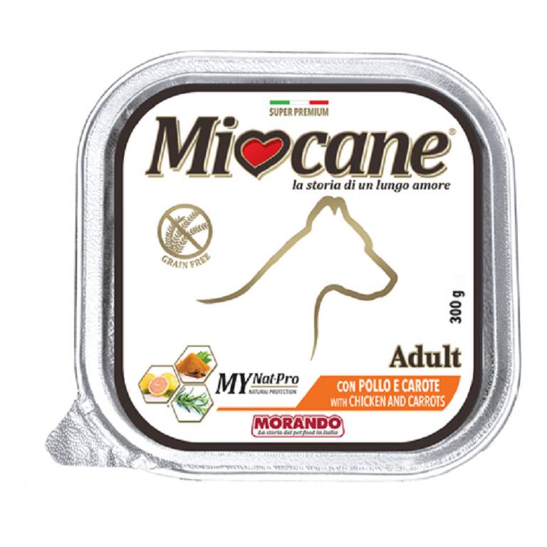 MIOCANE PATE' TRIS POLLO/RISO