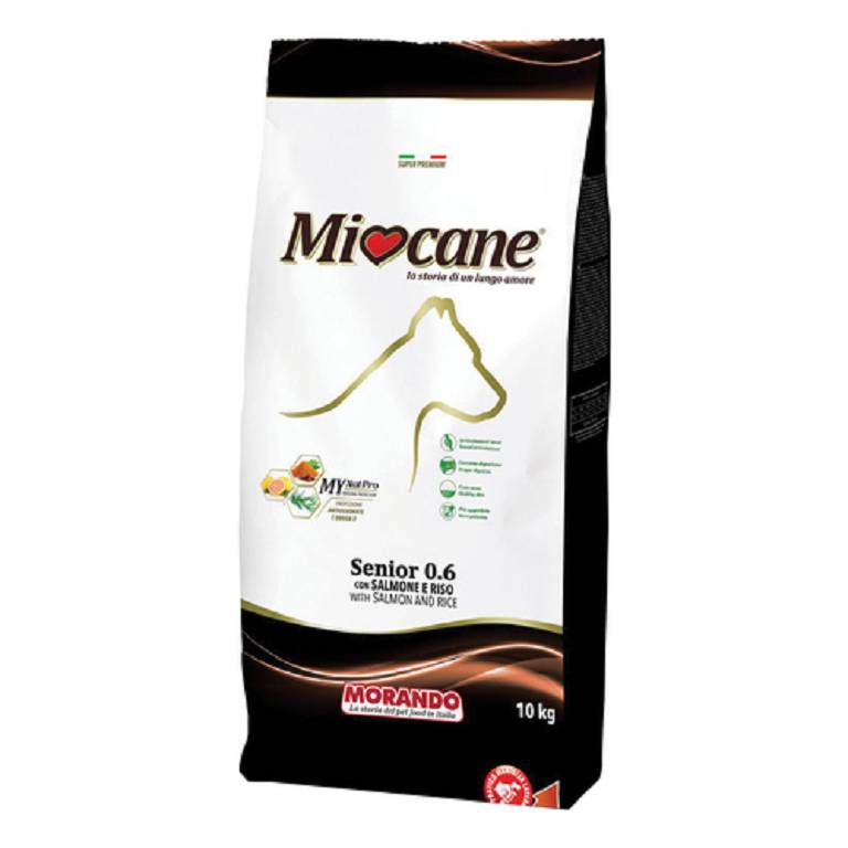 MIOCANE SENIOR 0,6 SALM/RI10KG