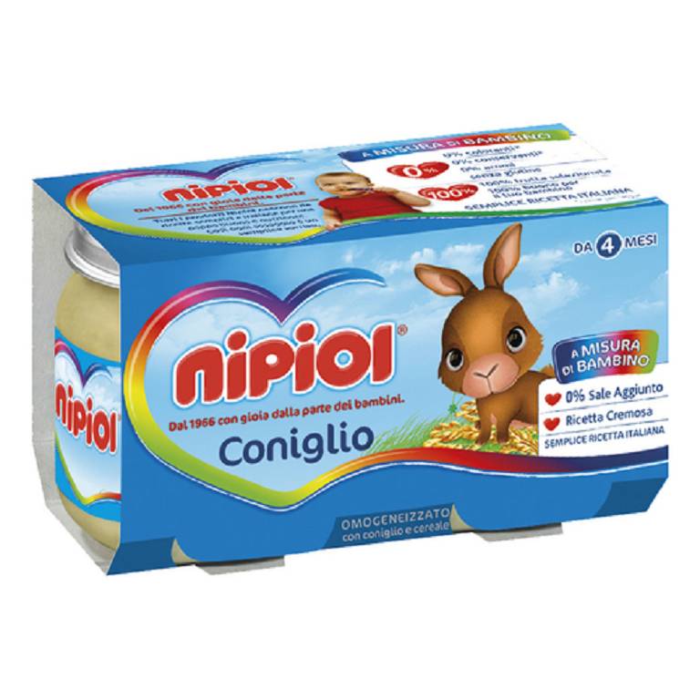NIPIOL OMOG CONIGLIO 120GX2PZ