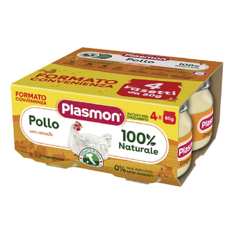 PLASMON OMOG POLLO 4X80G