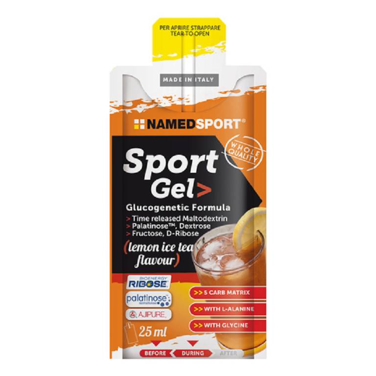 SPORT GEL LEMON ICE TEA 25ML