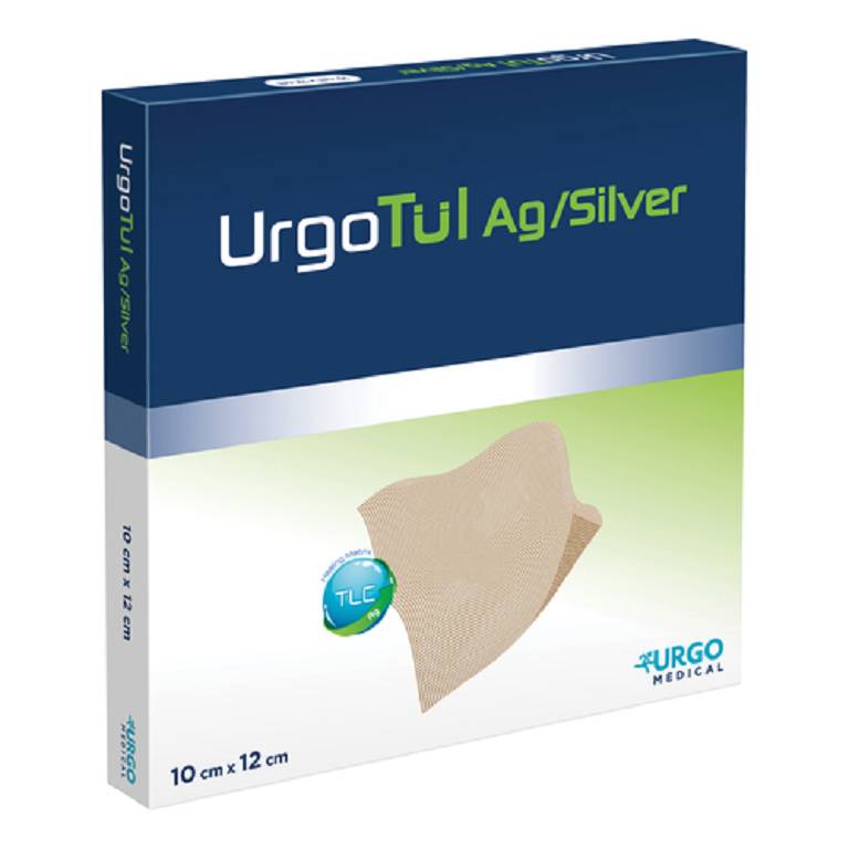 URGOTUL AG/SILVER 10X12CM 5PZ