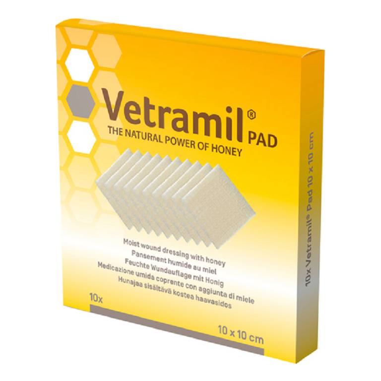 VETRAMIL PAD GARZA 10X10CM 5PZ